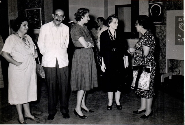 Foto de Charla de la doctora Vicentina Antuña sobre la literatura cubana y el proceso revolucionario, 18 de octubre de 1961. Foto Studios Korda. 